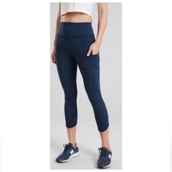 Athleta Up For Anything 7/8 Tight Blue Size Small - Picture 2 of 11